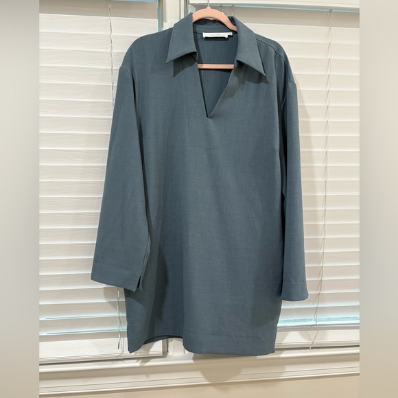 Astr Blue Textured Mini Dress - Picture 1 of 5